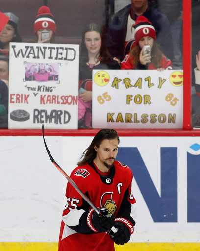 Karlsson not expected to rejoin Senators for final 2 games