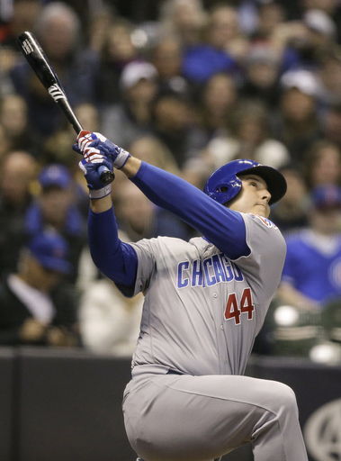 Cubs place 1B Rizzo on DL with back tightness