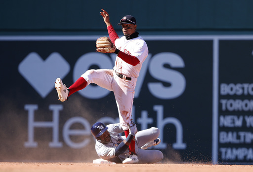 Red Sox beat Rays 10-3 for 7th straight win