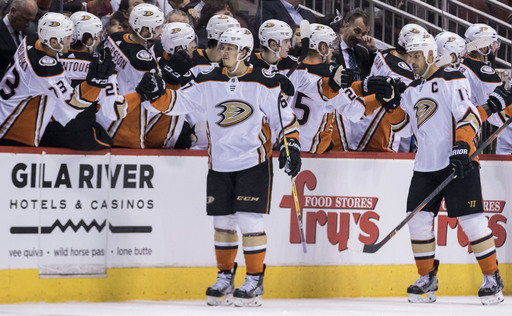 Rakell, Miller lead playoff-bound Ducks past Coyotes, 3-0