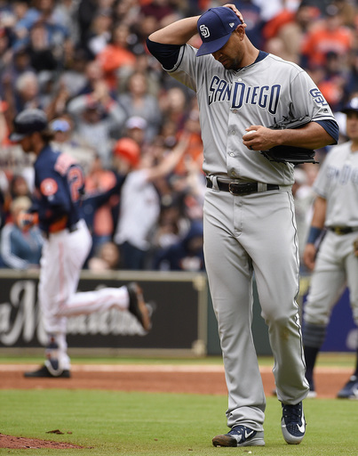 Stassi, Morton lead Astros over Padres 4-1 for series win