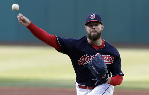 Kluber strikes out 13, pitches Indians over Tigers 2-0