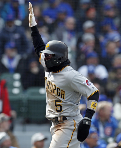 Pirates’ Josh Harrison leaves game after being hit by pitch