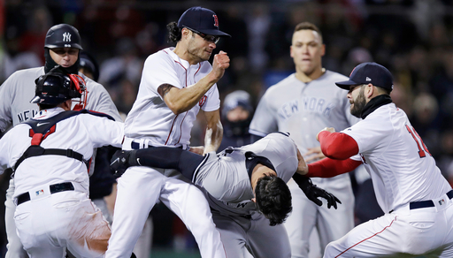 Beantown Brawl! Yankees fight to 10-7 win over Red Sox