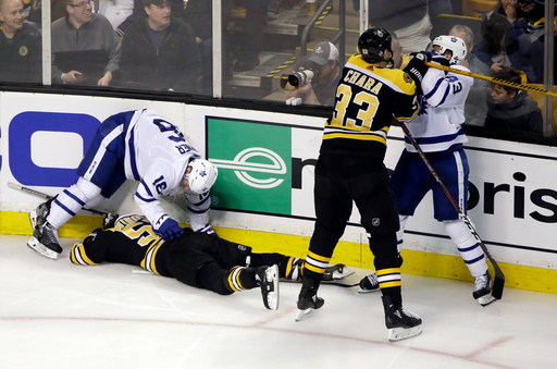 Punishment for hits to head prevalent early in NHL playoffs