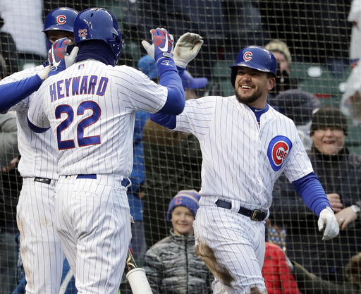 Cubs score 9 in 8th on just 3 hits, rally past Braves 14-10