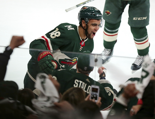 Wild ground Jets with 6-2 win to cut series deficit to 2-1 (Apr 15, 2018)