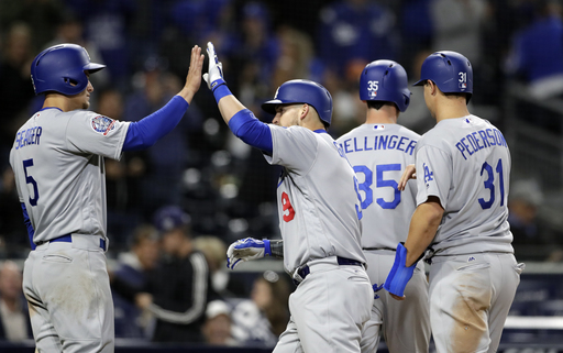 Grandal’s slam, Kemp’s 3-run HR send Dodgers past Pads 10-3