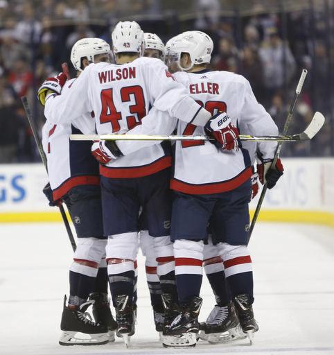 Caps top Blue Jackets 4-1 to even series at 2 games each