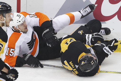 Penguins’ Malkin skates, progressing for return from injury