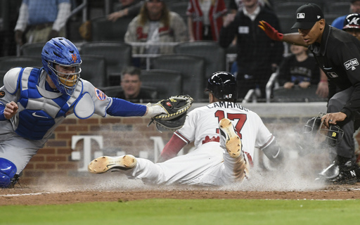 Braves rally past Familia, Mets for 4-3 win