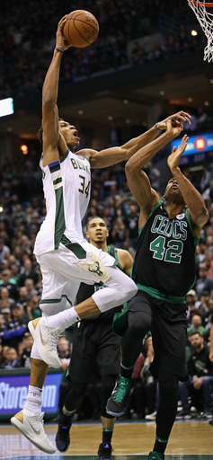 Tied up: Giannis’ tip-in lifts Bucks over Celtics in Game 4