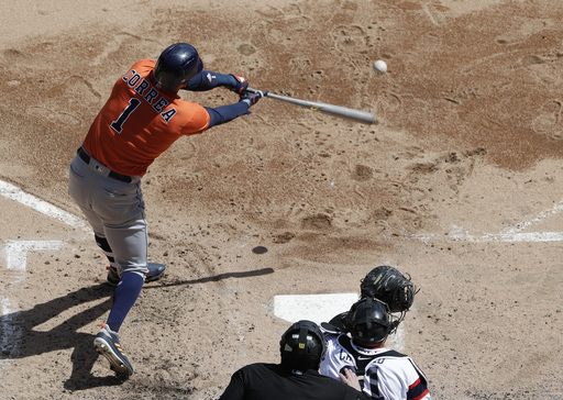 Astros win 6th straight, outscore White Sox 27-2 in sweep