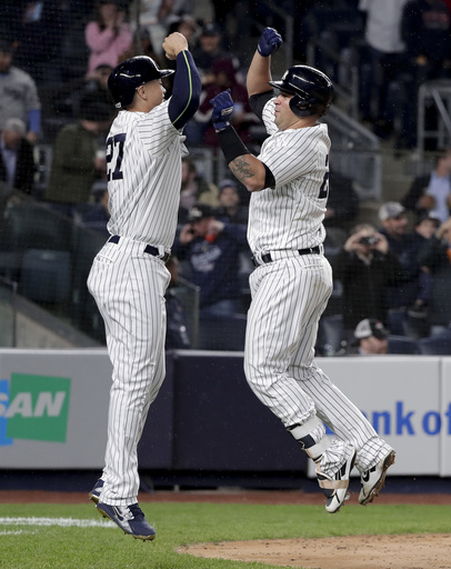 Gregorius, Sanchez, Yanks top Twins 8-3 for 4th straight win