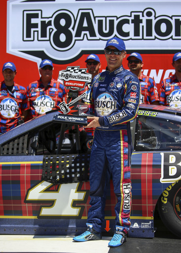 Harvick, teammate Kurt Busch start Talladega on front row