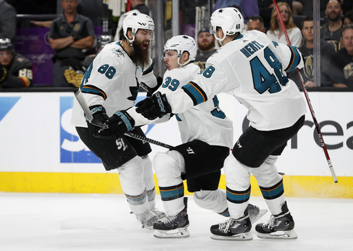 Couture’s goal in 2OT lifts Sharks past Vegas in Game 2
