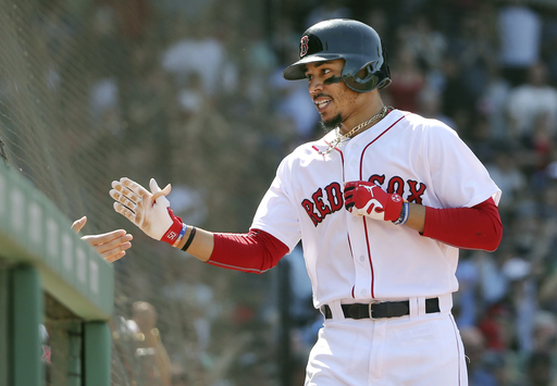 Betts homers 3 times as Red Sox beat Royals 5-4