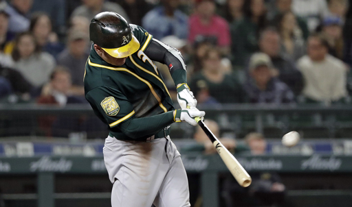 Paxton strikes out MLB-high 16, but A’s beat Mariners 3-2