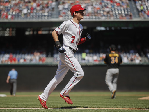 Turner, Zimmerman HR, Nats beat Pirates 3-1 for 4-game sweep