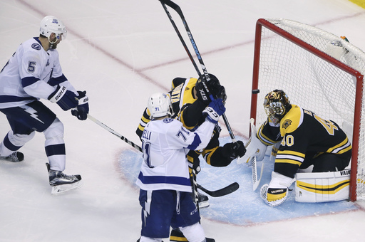 Lightning take 3-1 series lead with 4-3 OT win over Bruins
