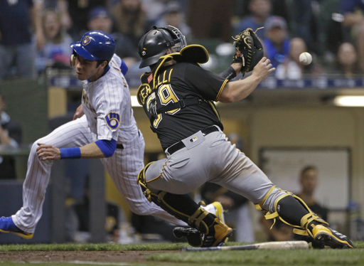 Marte’s inside-the-park HR helps Pirates beat Brewers 6-4