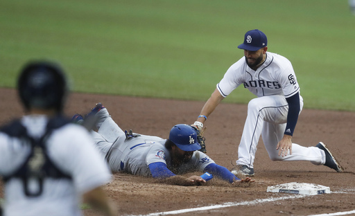 Padres beat Dodgers 7-4 in Mexico
