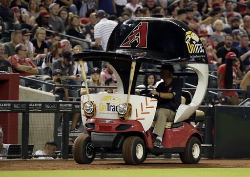 Slow ride: D-backs bullpen cart finally used in 18th game