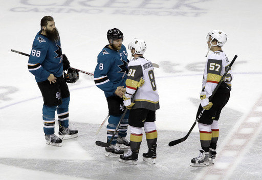 Sharks' season ends in disappointment with loss to Vegas