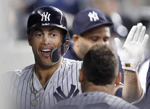 Stanton, Judge lead Yanks past Red Sox 3-2 for 16-1 stretch