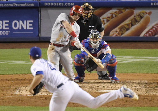 Gennett powers Reds’ offense in 4-1 win over Dodgers