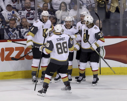 Marchessault-led Golden Knights top Jets 3-1 in Game 2