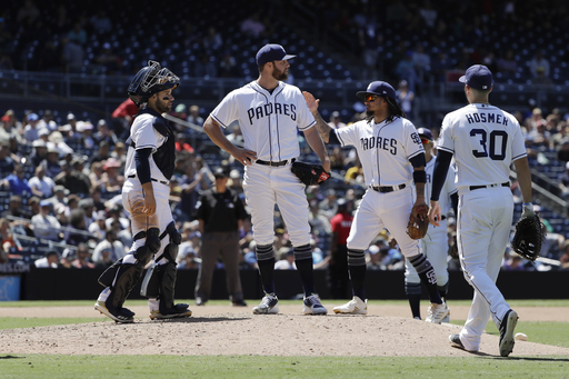 Lyles comes within 5 outs of Padres’ first perfect game