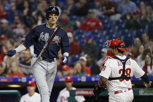 Albies goes deep, McCarthy and Braves beat Phillies 3-1