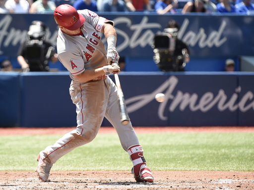Trout and Pujols hit solo HRs, Angels beat Blue Jays 8-1