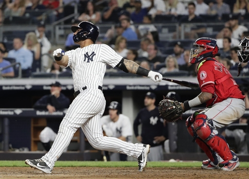 Torres homers in 4th straight game, Yankees win