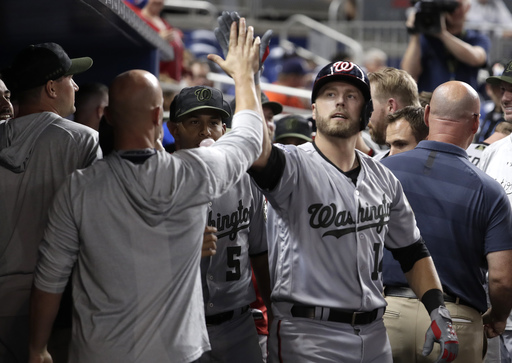 Reynolds HR in 9th helps Nationals rally past Miami 4-1