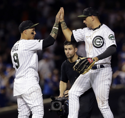 Baez, Cubs overcome Chatwood’s wild start to beat Giants 8-3