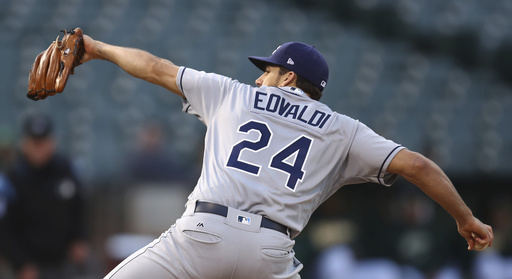 Tampa Bay’s Nathan Eovaldi has no-hitter through 6 innings