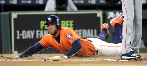 Astros’ Springer dashes home, goes deep against Sale, Bosox