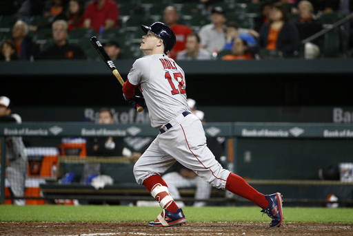 Red Sox edge struggling Orioles 2-0 in 12 innings