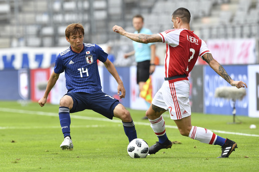 Japan beats Paraguay 4-2 for 1st win under coach Nishino