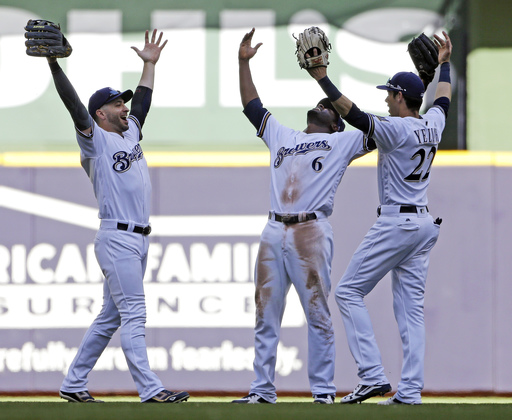 Cain, Chacin pace Brewers past Cubs 1-0