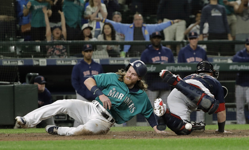 Span has key pinch hit as Mariners rally past Red Sox, 7-6