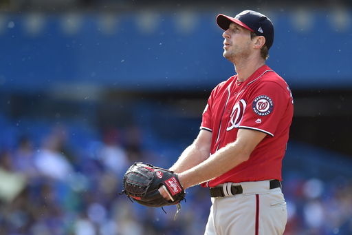 Scherzer loses 2nd start in row, Blue Jays blank Nats 2-0