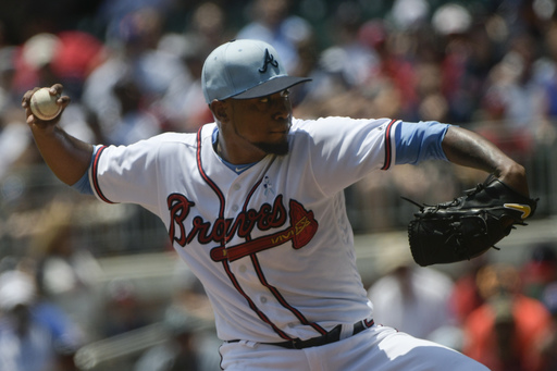 Braves righty Teheran is pitching no-hitter thru 6 vs Padres