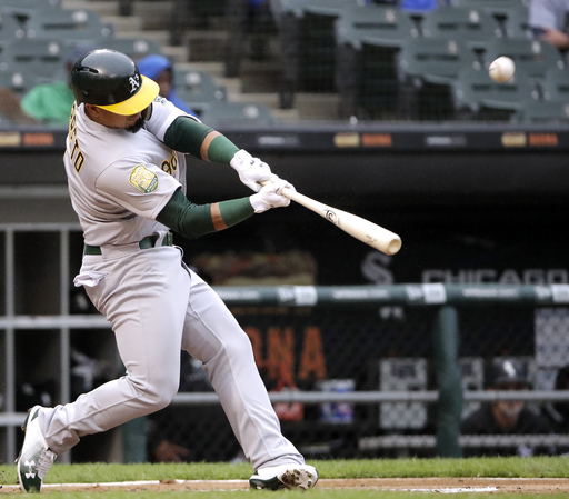 Barreto’s two 3-run HRs, A’s top Chisox 11-2, 5th win in row