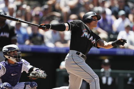 Realmuto hits grand slam, Marlins beat Rockies 6-2