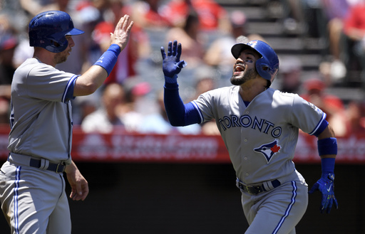Morales homers in 10th as Blue Jays top Angels 7-6