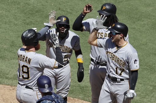 Moran’s grand slam helps Pirates beat Padres 7-5