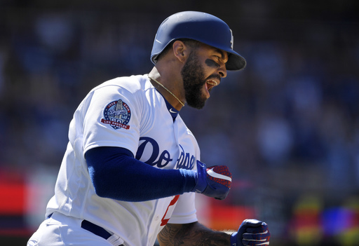 Kemp drives in 4, Dodgers avoid sweep, beat Rockies 6-4